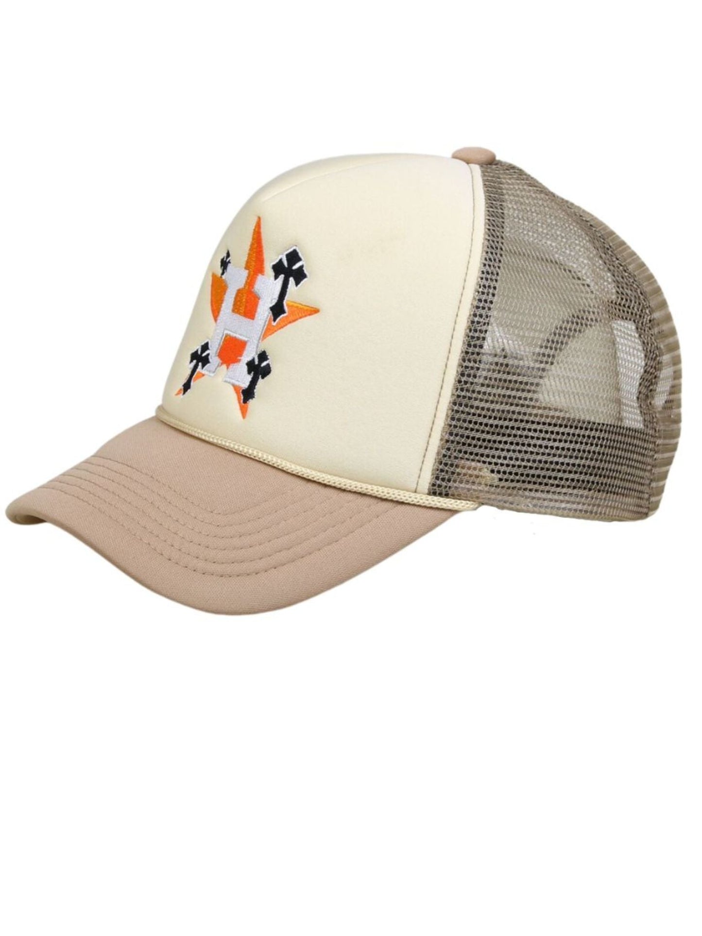 Cream Cross Trucker - Unforgiving