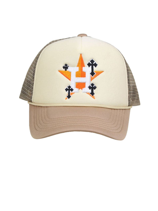 Cream Cross Trucker - Unforgiving